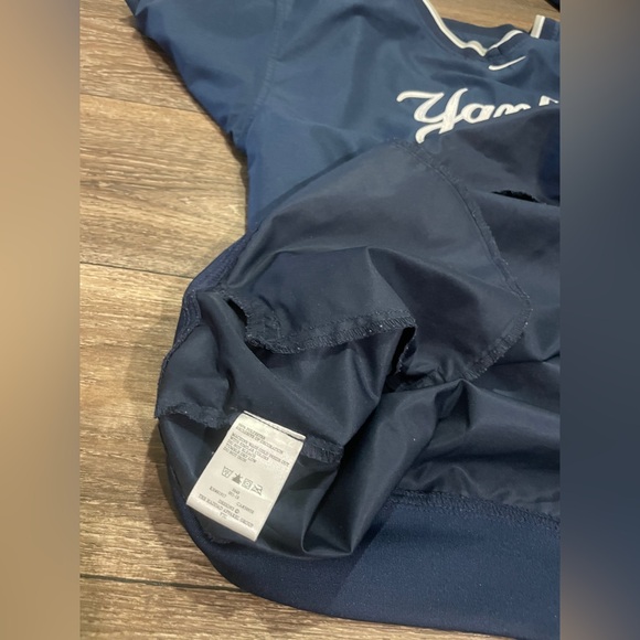 Vintage Nike New York Yankees Pullover Windbreaker V-Neck Jacket XL MLB - Picture 5 of 13